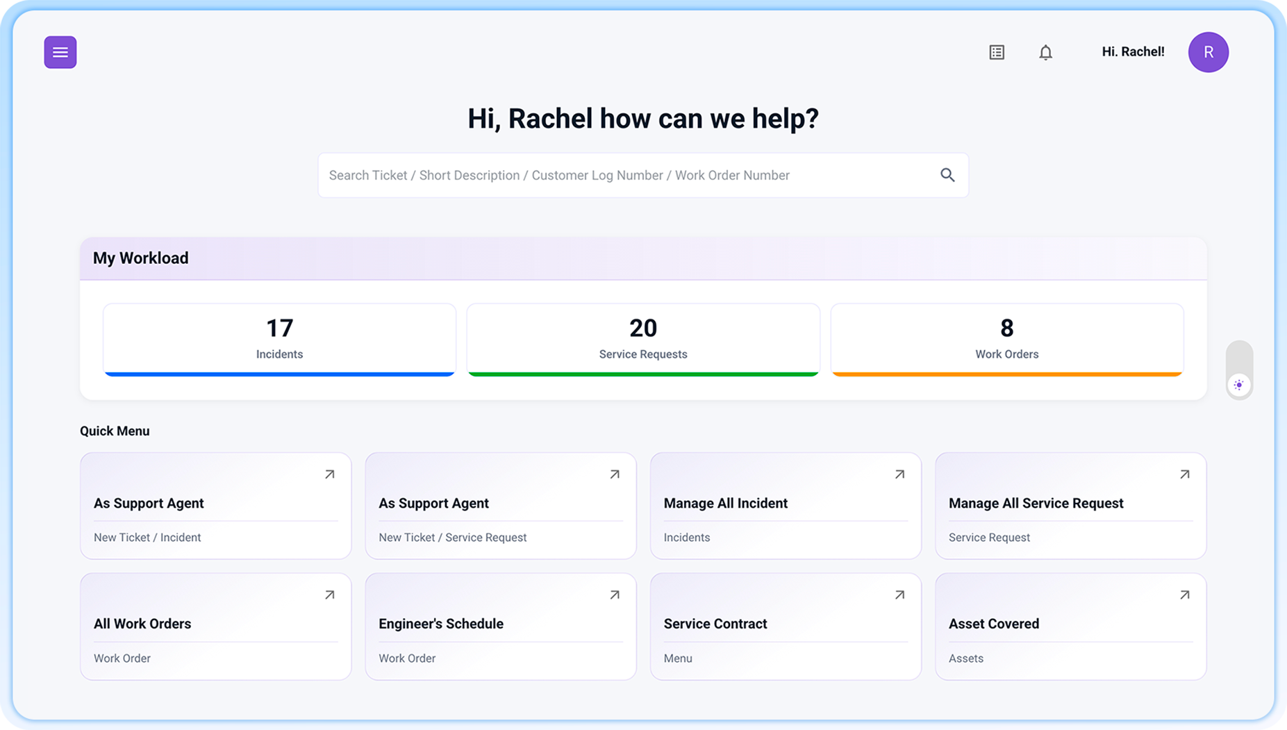 Product dashboard preview